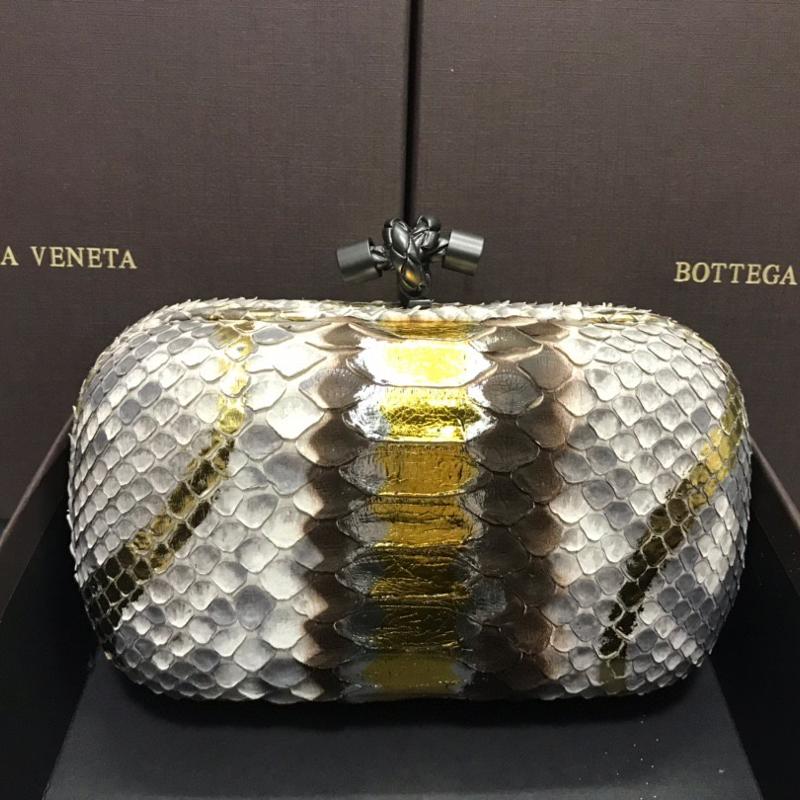 Bottega Veneta Clutches Bags B9602 Snake Skin Six